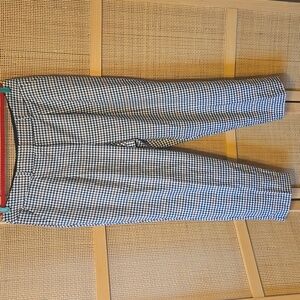 Lane Bryant Womens Blue And Tan Pants Houndstooth 16 Office Career